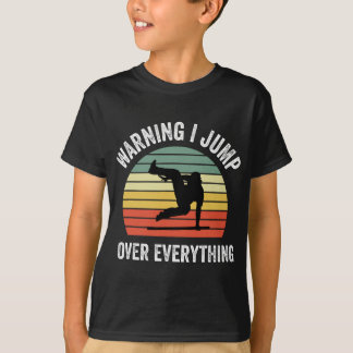 Camiseta Parkour Free Running Parkour Warning I Pump Over E