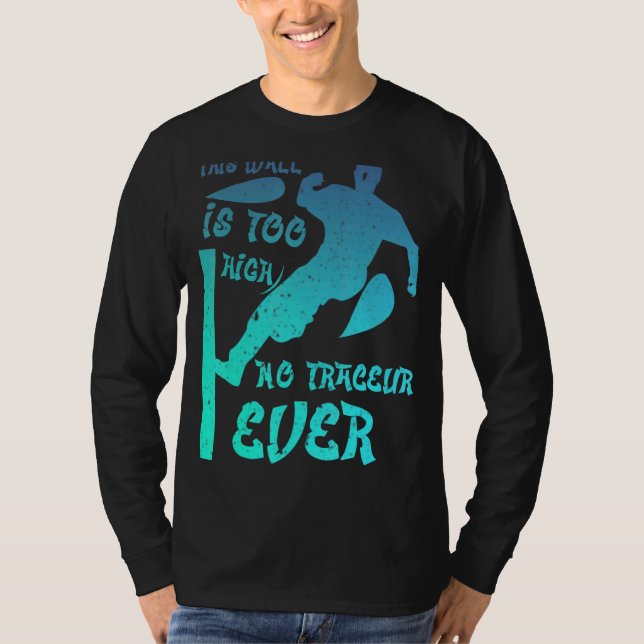 Camiseta Parkour Free Running Training Traceur 1 (Frente)