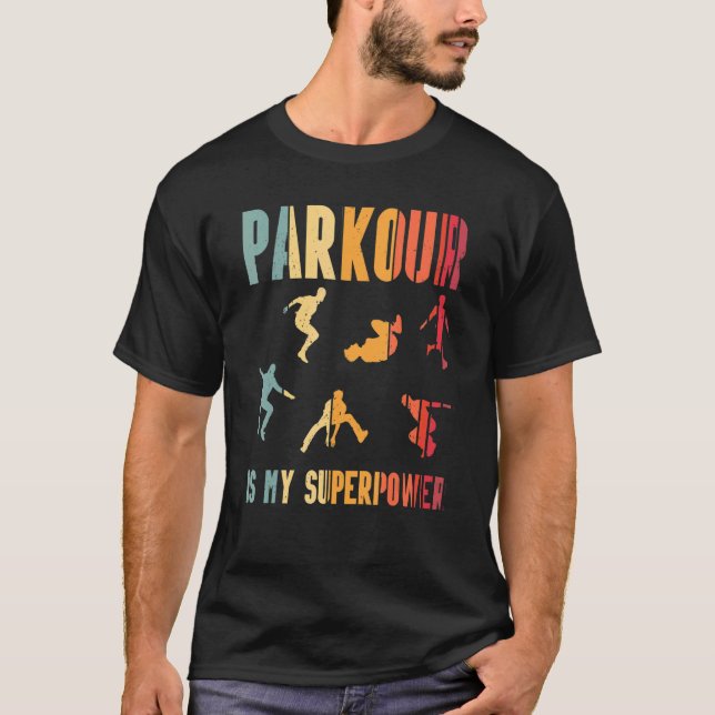 Camiseta Parkour Free Running Training Traceur Freerunner J (Frente)