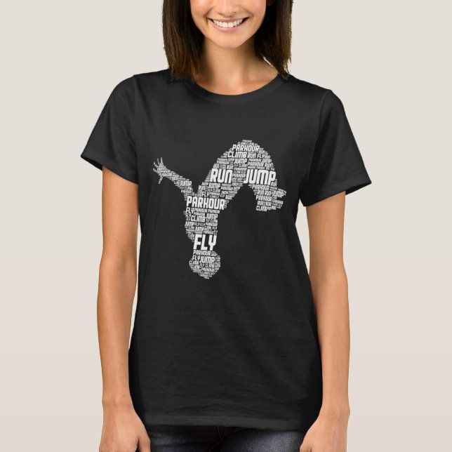 Camiseta Parkour Freerunner Freerunning Traceur Men (Frente)