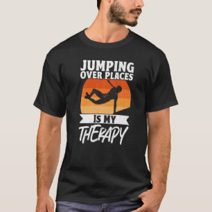 Camiseta Parkour Freerunning Atleta Traceur Jumping Over P