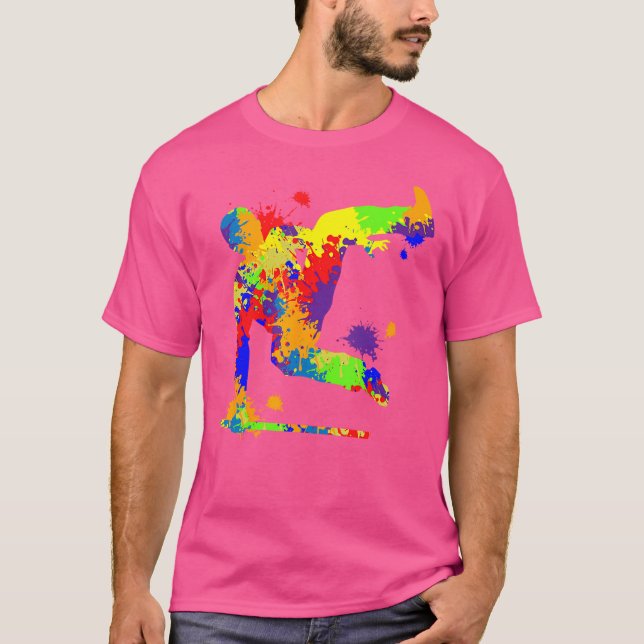 Camiseta Parkour Freerunning Freerunner Traceur Crianças Me (Frente)