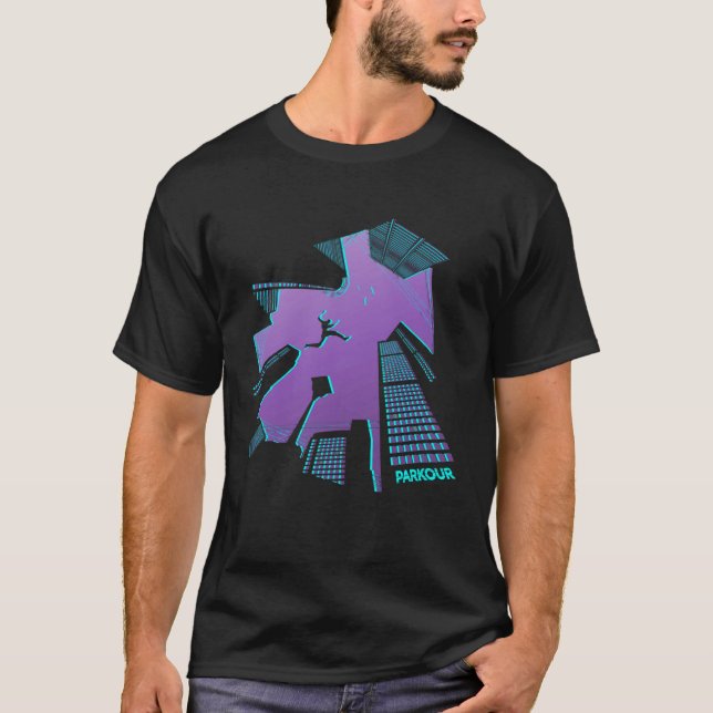 Camiseta Parkour freerunning freestyle acrobatics extreme s (Frente)