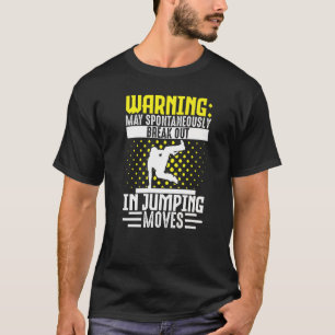 Camiseta Parkour Freerunning Traceur Athlete Warning Maio