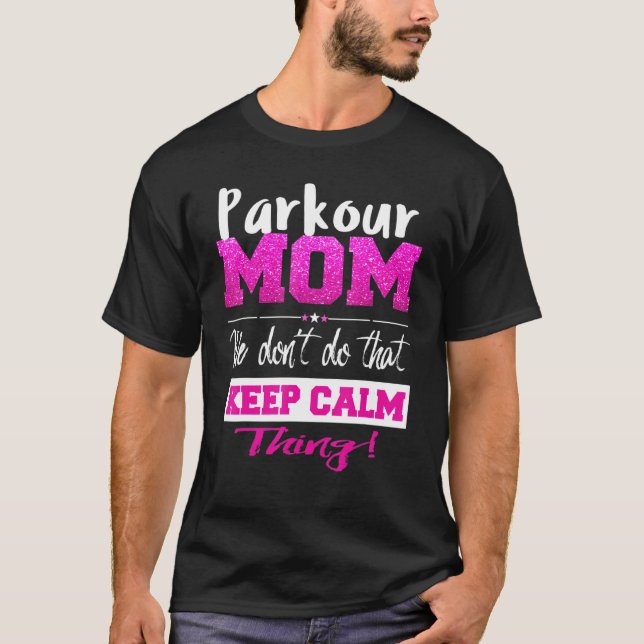 Camiseta Parkour Mãe Dia de as mães (Frente)