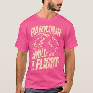 Camiseta Parkour O Thrill Do Voo Parkour