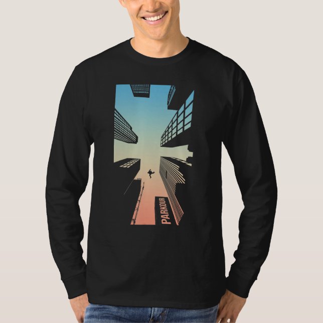 Camiseta Parkour Obstacle Course Kids Freerunning Calçados  (Frente)