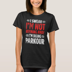 Camiseta Parkour Para Parkour Runner Traceur Freestyle Runn