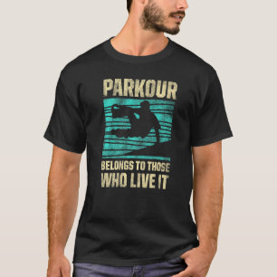 Camiseta Parkour Para Parkour Runner Traceur Freestyle Runn