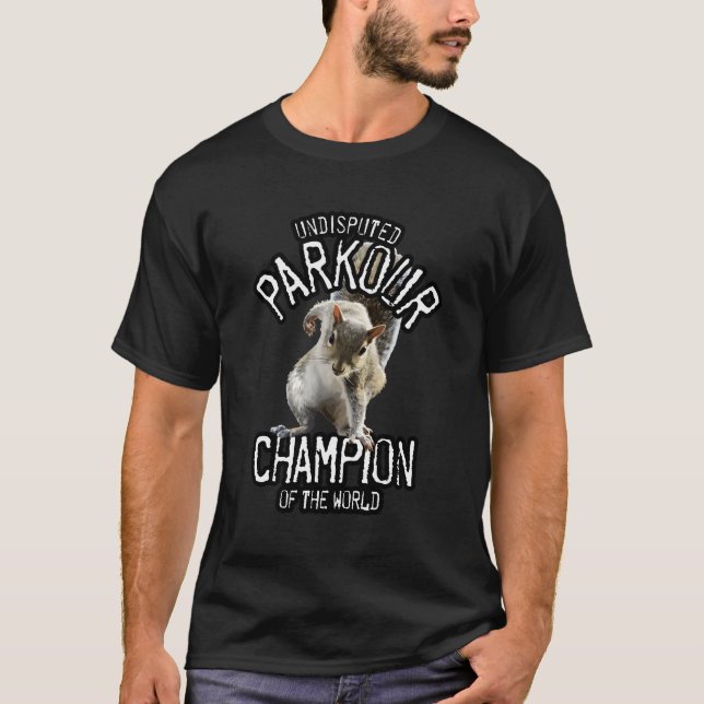 Camiseta Parkour Squirrel Freerunning (Frente)