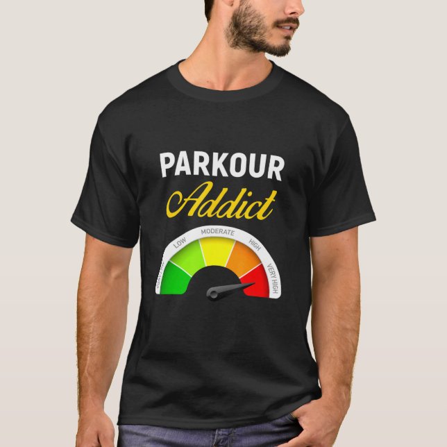 Camiseta Parkour Traceur Free Runtime Extreme Sport (Frente)