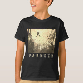 Camiseta Parkour Urban Free Runling Free Styling Art Sepia