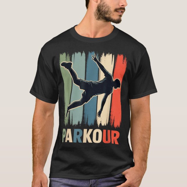 Camiseta Parkour, Urban Gymnast, Traceur, Runner  (Frente)