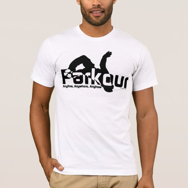 Camiseta parkour urbano do prodígio (Frente)