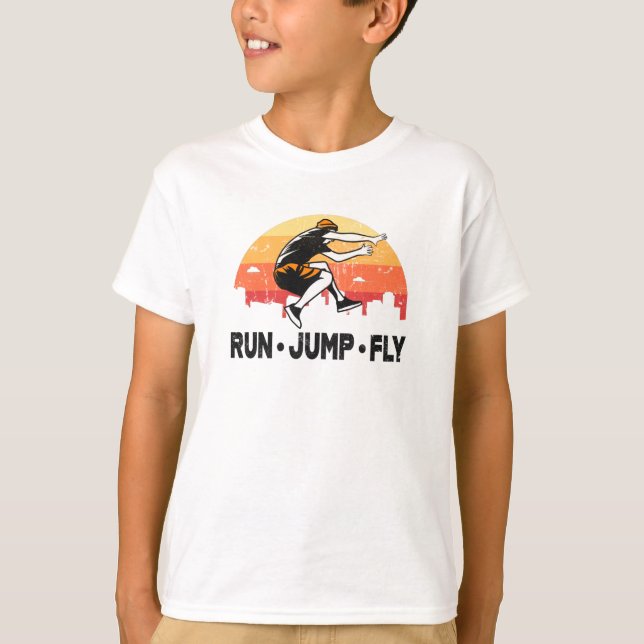 Camiseta Parkour Vintage Freerunner (Frente)