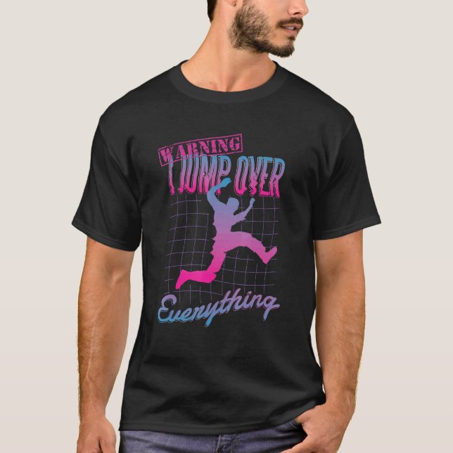 Camiseta Parkour Warning I Pump Over All Freerunning (Frente)