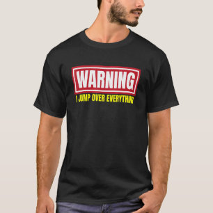Camiseta Parkour Warning I Salve Over All Free Runnin