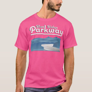 Camiseta Parkway Blue Ridge Através Da Montanha Appalachian
