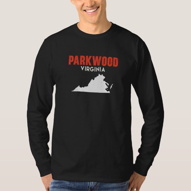 Camiseta Parkwood Washington USA State America Travel Washi (Frente)