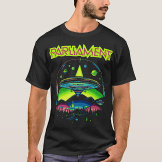 Camiseta Parlamento Funkadelic Retro Mothership Rock Funk