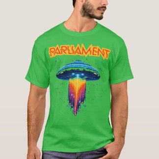 Camiseta Parlamento Funkadelic Retro Mothership Rock Funk