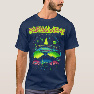 Camiseta Parlamento Funkadelic Retro Mothership Rock Funk