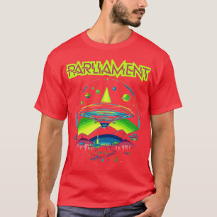 Camiseta Parlamento Funkadelic Retro Mothership Rock Funk