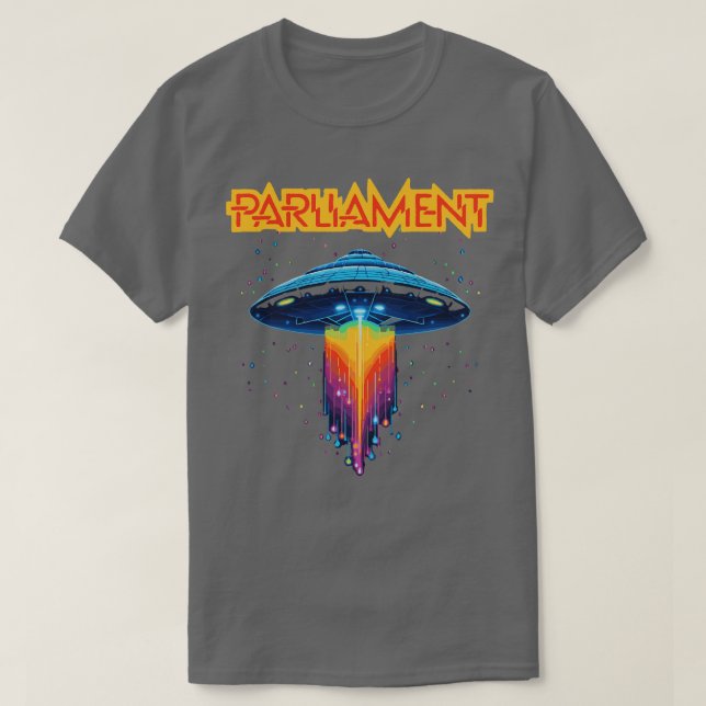 Camiseta Parlamento Funkadelic Retro Mothership Rock Funk (Frente do Design)