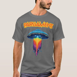 Camiseta Parlamento Funkadelic Retro Mothership Rock Funk