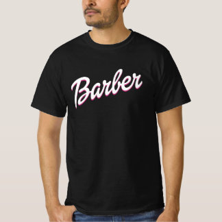 Camiseta Paródia barbeiro em duas cores