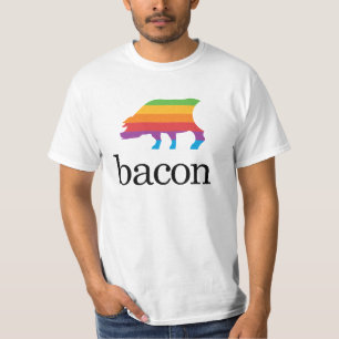 Camiseta Paródia de Apple do bacon