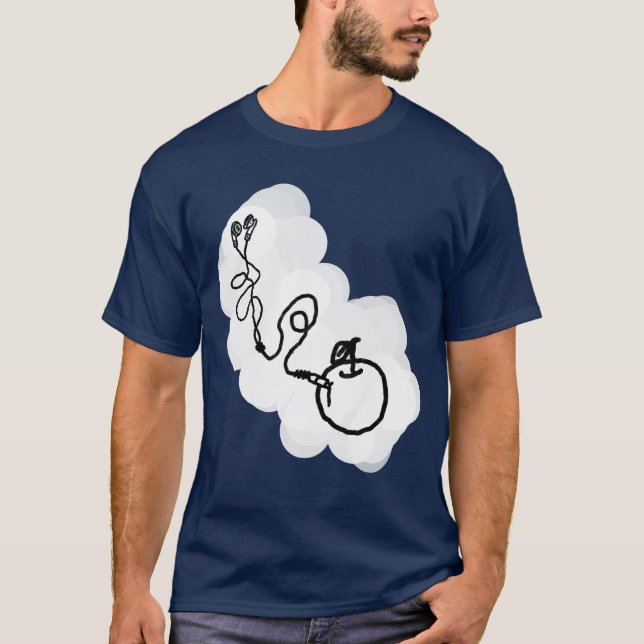 Camiseta Paródia de Apple IPod (Frente)