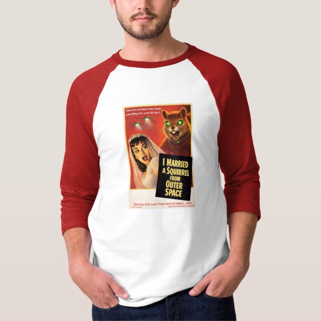 Camiseta Paródia de Esquilo do Espaço Exterior (Frente)
