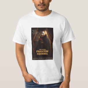 Camiseta Paródia de Esquilo Fantasma da Ópera