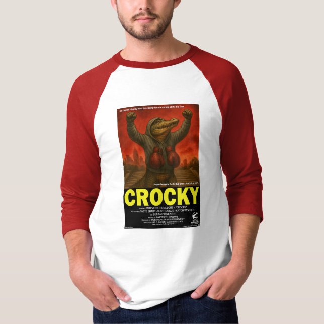 Camiseta Paródia de Filme Clássico Crocky (Frente)