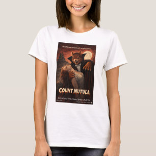 Camiseta Paródia de Filme Retro do Conde Nutula
