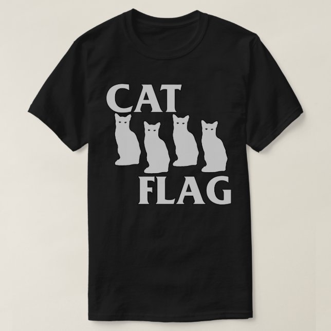 Camiseta Paródia de Sinalizador Preto do Gato Negro (Frente do Design)