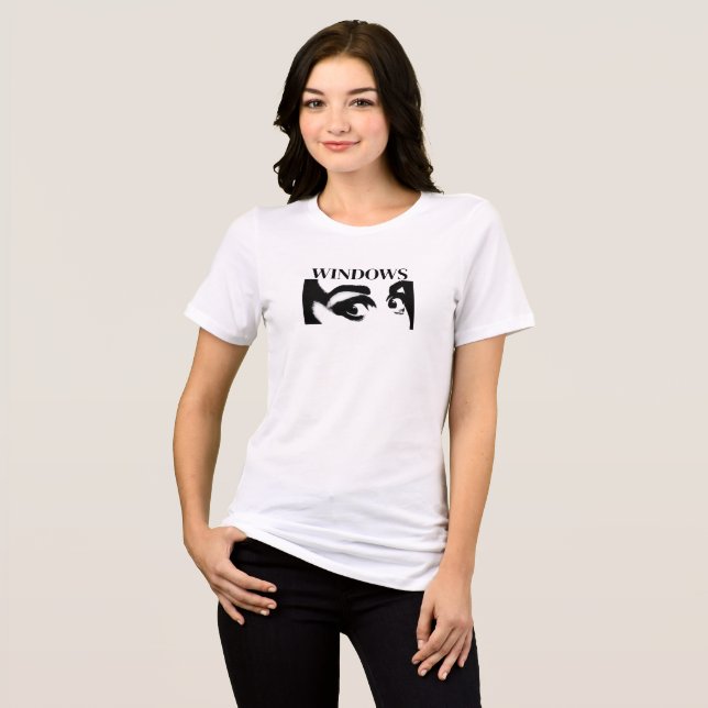 Camiseta Paródia do Windows – Design Gráfico Diver (Frente Completa)