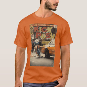 Camiseta Paródia em Quadrinhos de Lupe Fiasco Kick Push