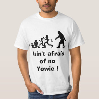 Camiseta Paródia engraçada de Yowie na evolução