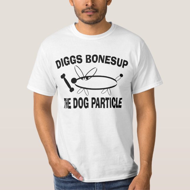 Camiseta Paródia engraçada do Boson de Diggs Bonesup Higgs (Frente)