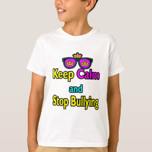 Camiseta Paródia Hipster Mantenha a Calma e Pare de Intimi