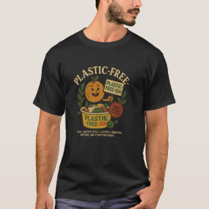 Camiseta Paródia Orgânica Sem Plástico-ish