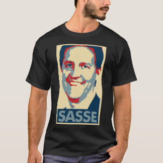 Camiseta Paródia política do poster de Ben Sasse
