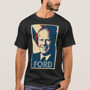 Camiseta Paródia política do poster de Gerald Ford
