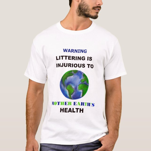 Camiseta Paródia Viral Original de 2017 Lixar é Prejudicial (Frente)