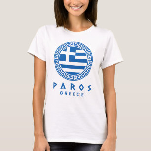 Camiseta Paros e Bandeira do Branco Grécia