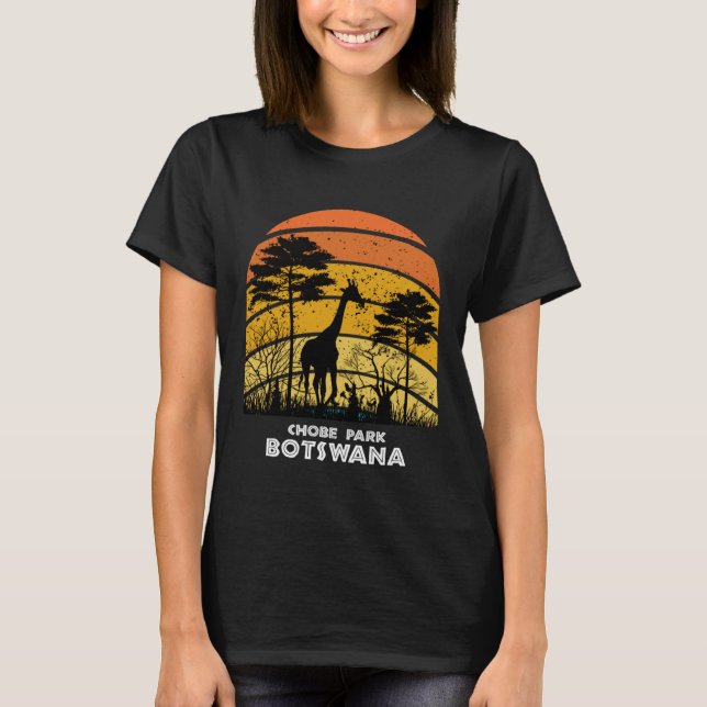 Camiseta Parque Chobe, Reserva de Caça do Parque Nacional S (Frente)