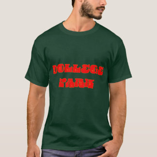 Camiseta Parque da Faculdade Superdimensionado