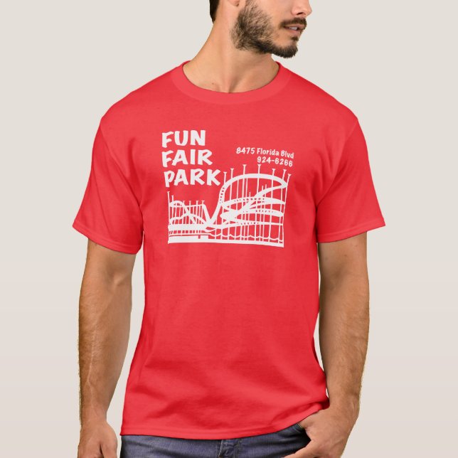 Camiseta Parque da feira de divertimento! (Frente)